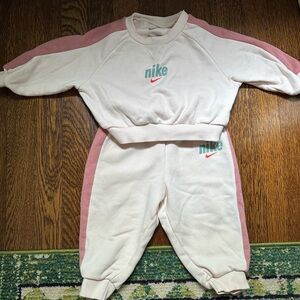 Toddler 18m Nike pink sweatsuit